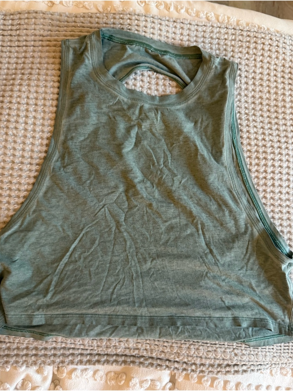 lululemon athletica Sage Green Crop Tank